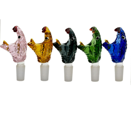 14mm Glass Cobra Bowl - Assorted Colors [GB-21]