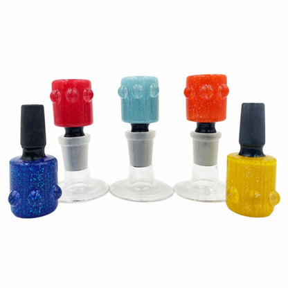 14mm Glass Bowl w/ Iridescent Accents -Assorted Colors [GB-34]