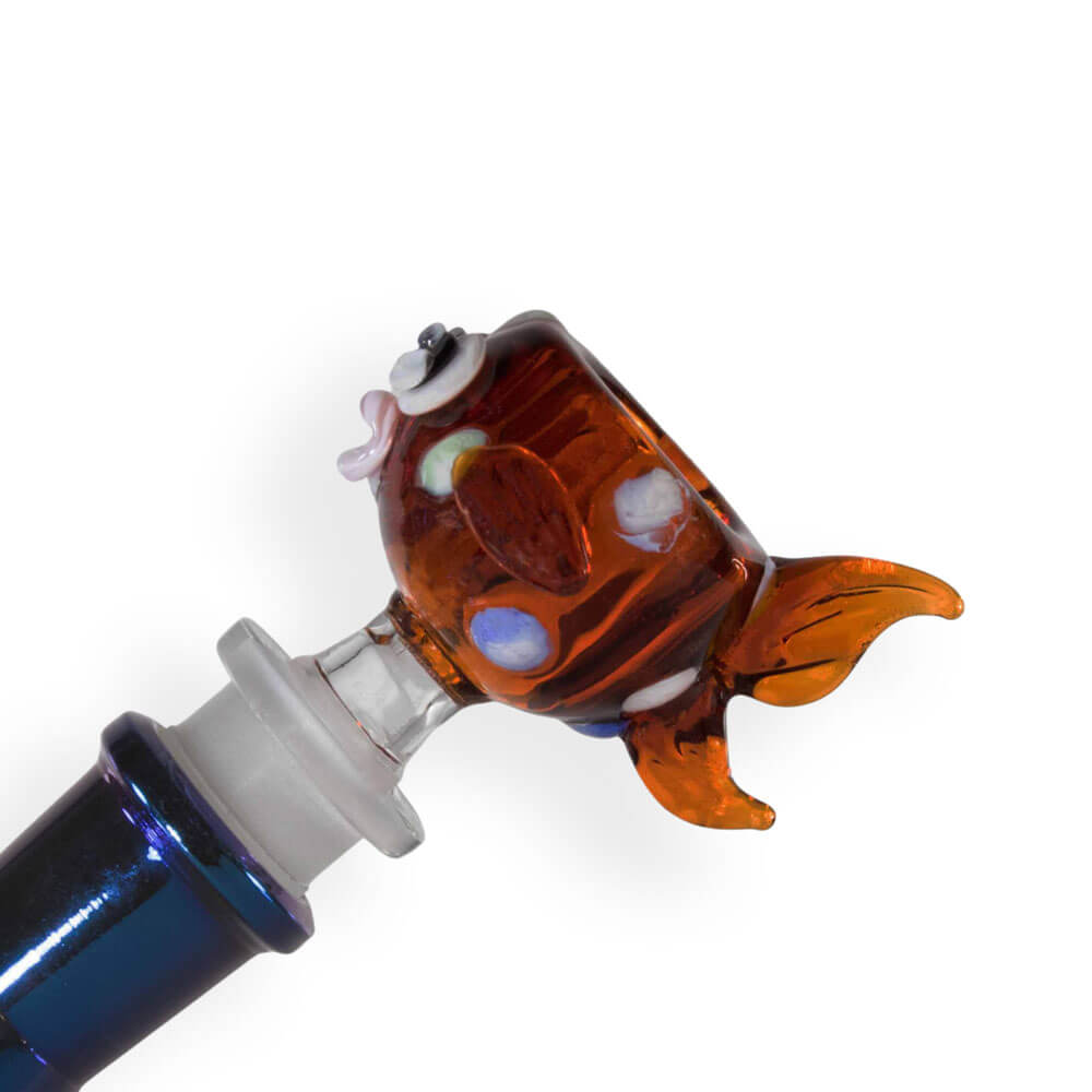 14mm Glass Kissy Fish Bowl - Assorted Colors [GB-18]