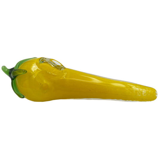 5" Glass Pepper Hand Pipe - Assorted Colors [HP-G-190]