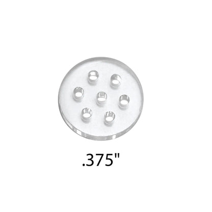 Glass Screens - 7-Hole - .375" - Pack of 25 [GS-1]