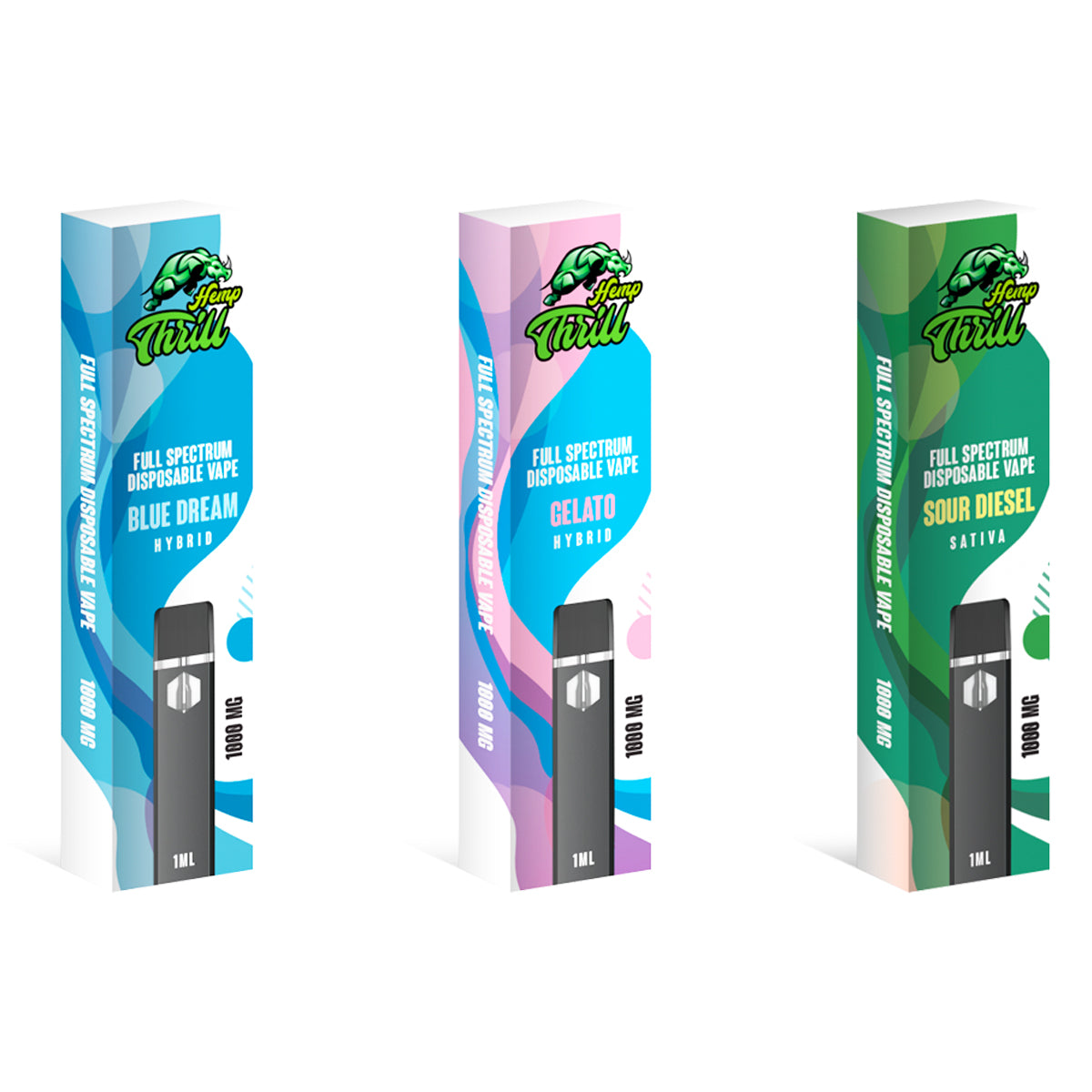 Hemp Thrill Pens - 1,000mg CBD+ Compliant (Under 0.3% THC) [C-HT-P]