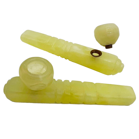 3.5" Jade Hand Pipe [HP-J-1]