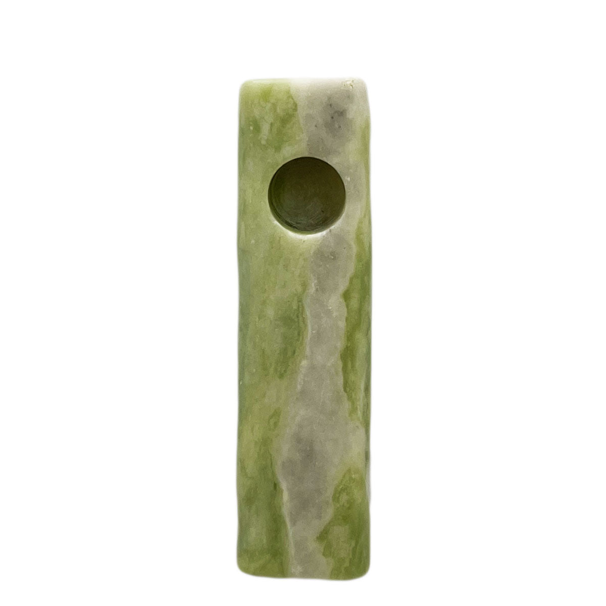 3" Jade Rectangular Hand Pipe [HP-J-16]