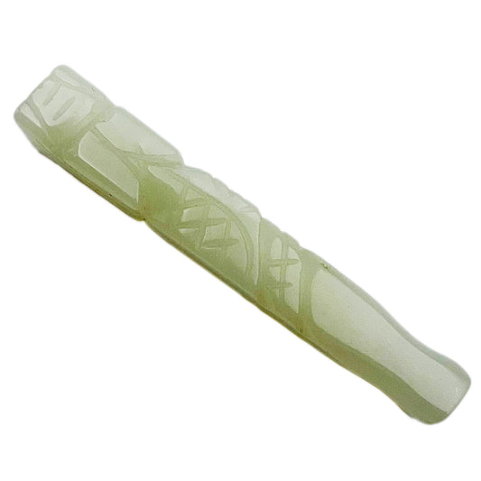 3.5 - 3.75" Jade Dragon Hand-Carved Pipe [HP-J-2]