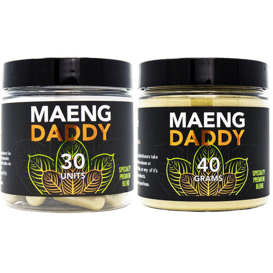 MIT45 Maeng Daddy - 40g Powder & 30 Ct Caps [K-MD-P40 & K-MD-C30]