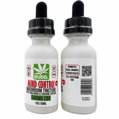 Budd. Mushroom Tinctures - 4 Varieties & New Formula! +500mg [C-B-M]