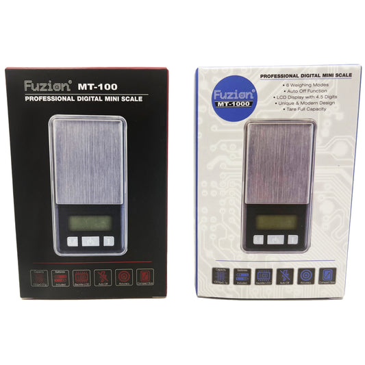 Fuzion MT Series Compact Digital Scales - 100g x 0.01g [MT-100] or 1000g x 0.1g [MT-1000]