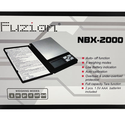Fuzion NBX Series Digital Scale - 2,000g x 0.1g [NBX-2000]