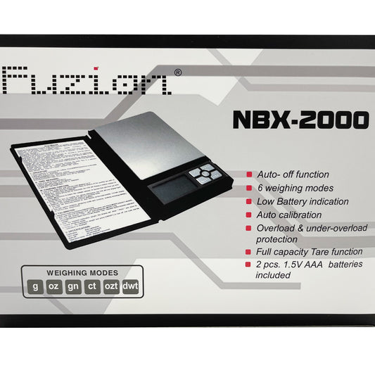 Fuzion NBX Series Digital Scale - 2,000g x 0.1g [NBX-2000]