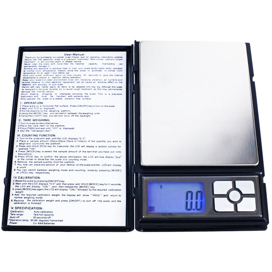 Fuzion NBX Series Digital Scale - 2,000g x 0.1g [NBX-2000]