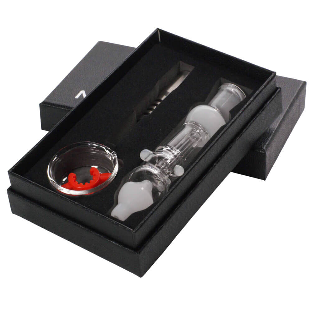 8" 14mm Glass Nectar Collector Set - Gift Box [NC-G-71]