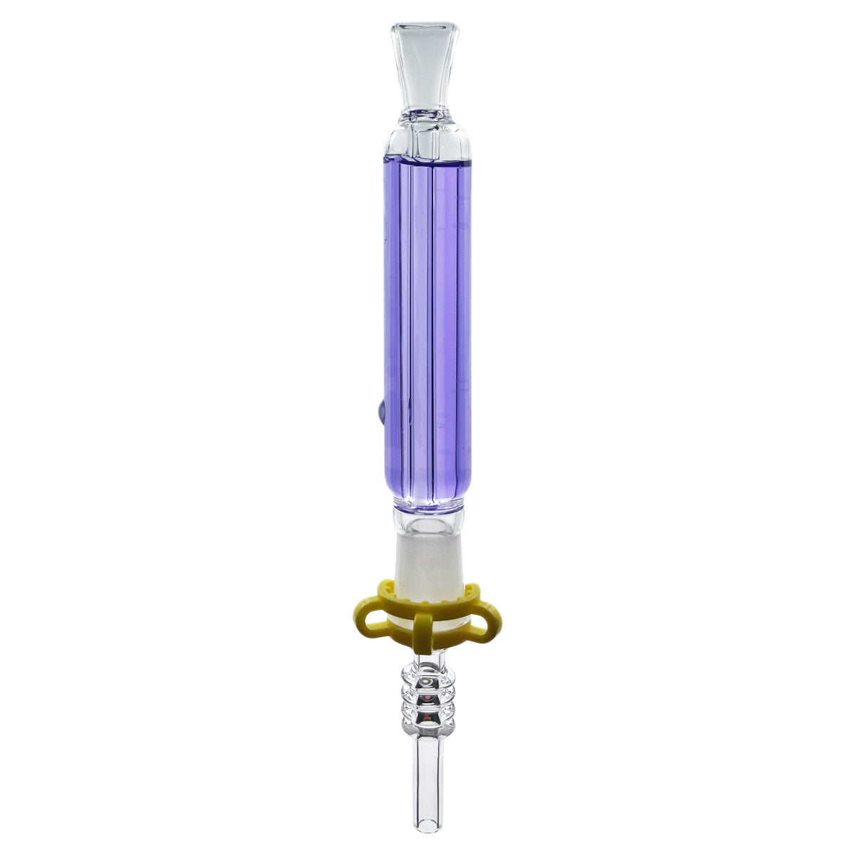 8" 14mm Dual-Use Freezable UV Reflective Nectar Collector & Hand Pipe Set [NC-G-84]
