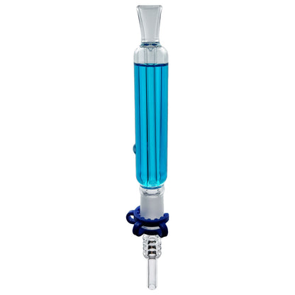 8" 14mm Dual-Use Freezable UV Reflective Nectar Collector & Hand Pipe Set [NC-G-84]