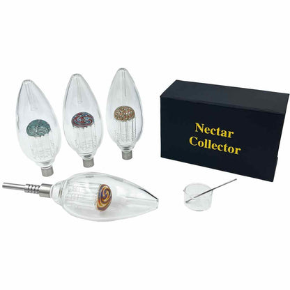 8.25" 510 Threaded G2 Ti Tip XL Nectar Collector Set - Gift Box [NC-G-93]
