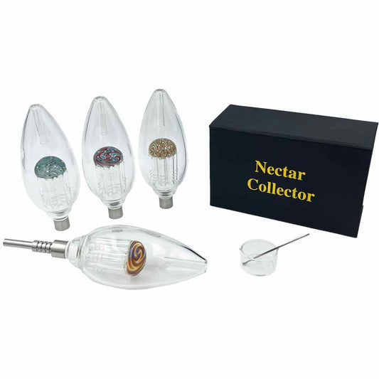 8.25" 510 Threaded G2 Ti Tip XL Nectar Collector Set - Gift Box [NC-G-93]