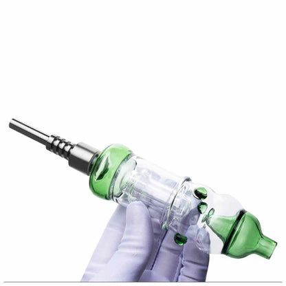 7.5" 510 Threaded G2 Ti Tip Nectar Collector Set - Gift Box - Assorted Colors [NC-G-95]