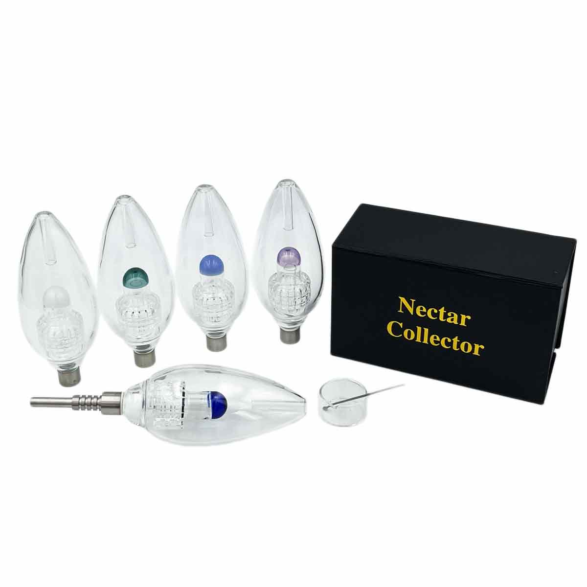 8.25" 510 Threaded G2 Ti Tip XL Nectar Collector Set - Gift Box [NC-G-91]