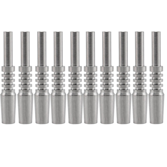 Steel Nectar Collector Tips - 10mm or 14mm - 10 Ct Package [NC-Tip-S10 & NC-Tip-S14]