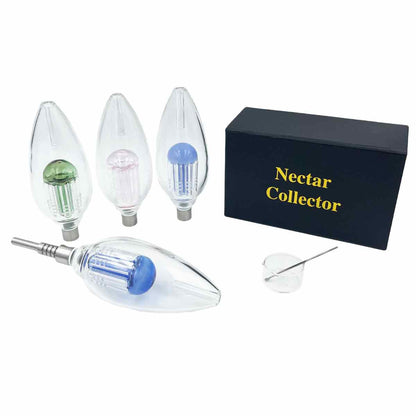 8.25" 510 Threaded G2 Ti Tip XL Nectar Collector Set in Gift Box - Now 5 Colors! [NC-G-92]