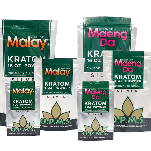 O.P.M.S Silver Powder - 5 Strains - All Below Wholesale - 1, 4 & 16oz [K-OPMS-SP]