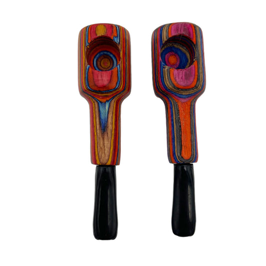 3.75" Wooden Hand Pipe - Assorted Colors [HP-W-I-43A]
