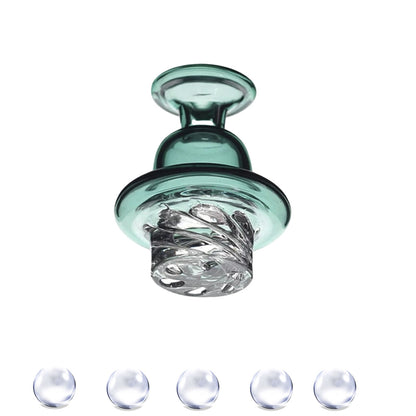 Terp Pearl & Cyclone Riptide Spinner Carb Cap Set (5 Styles) [QTP-3A, B, C, D & E]