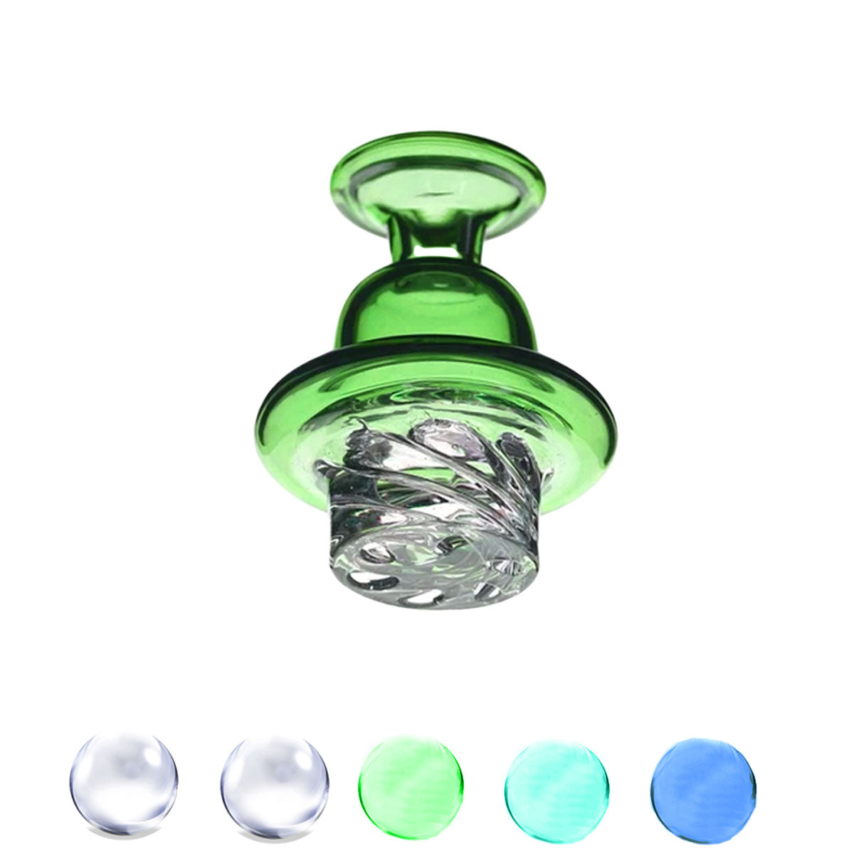 Terp Pearl & Cyclone Riptide Spinner Carb Cap Set (5 Styles) [QTP-3A, B, C, D & E]