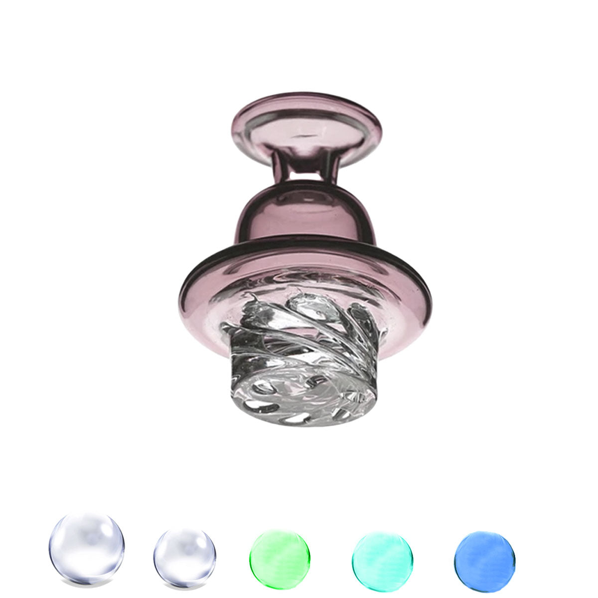 Terp Pearl & Cyclone Riptide Spinner Carb Cap Set (5 Styles) [QTP-3A, B, C, D & E]