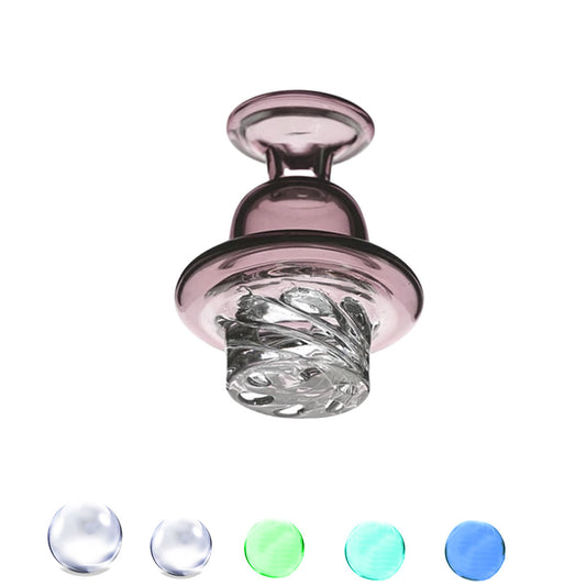 Terp Pearl & Cyclone Riptide Spinner Carb Cap Set (5 Styles) [QTP-3A, B, C, D & E]