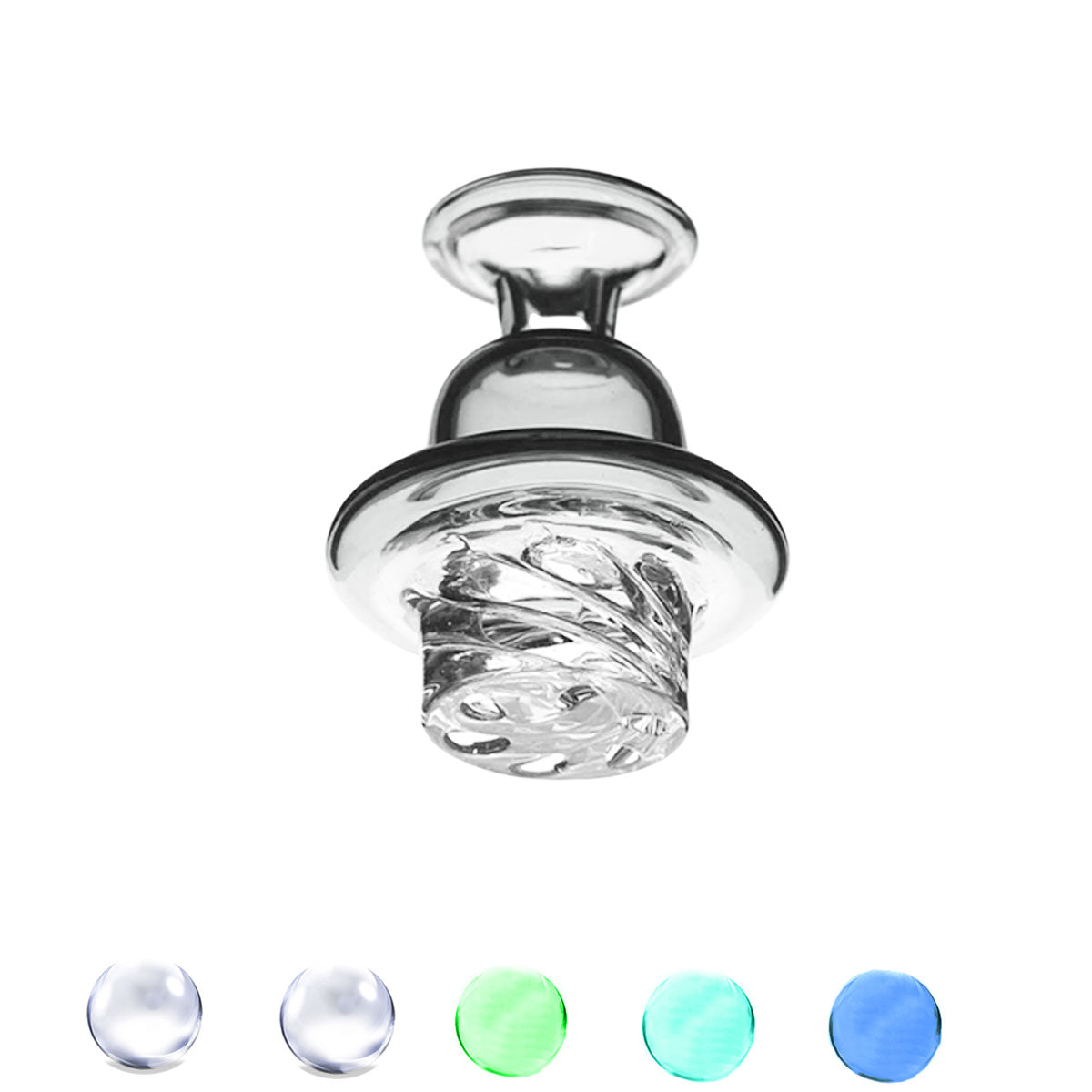 Terp Pearl & Cyclone Riptide Spinner Carb Cap Set (5 Styles) [QTP-3A, B, C, D & E]