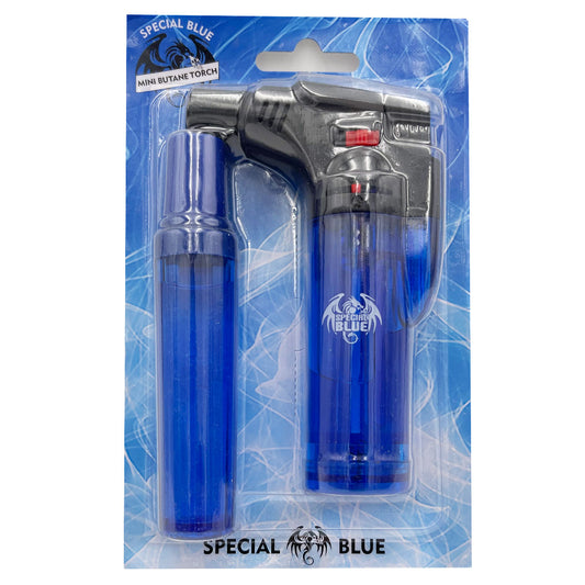 Special Blue Bernie Reload Single-Flame Mini Torch ***Will Call/Delivery*** [T-SB-M5]