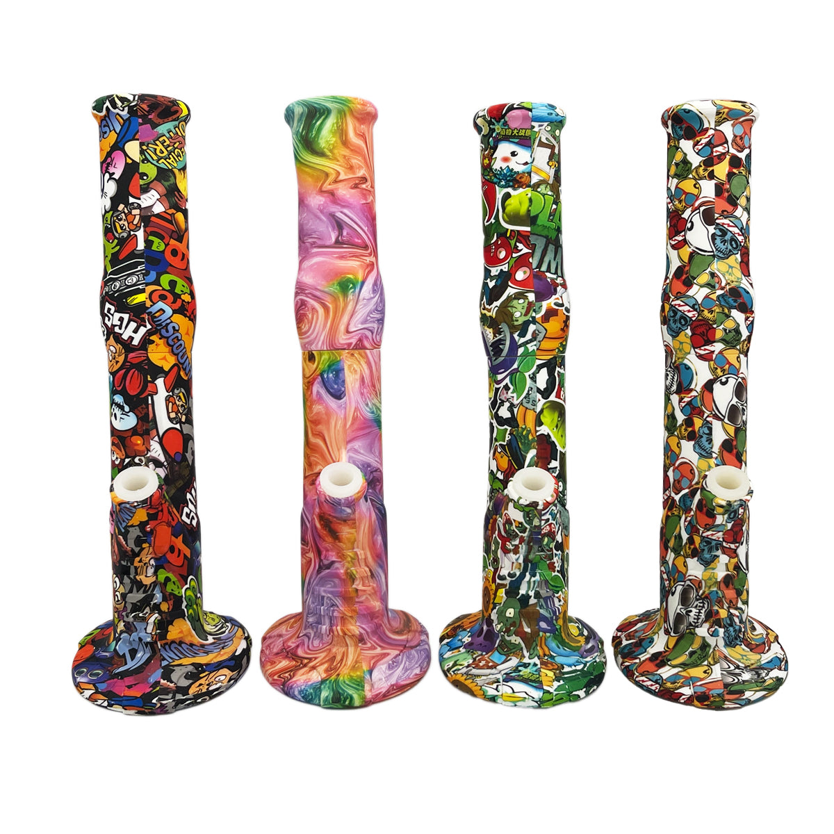 13.5" Angled tub w/ Suction Base - Assorted Prints [WP-S-101]