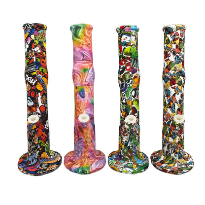 13.5" Angled tub w/ Suction Base - Assorted Prints [WP-S-101]