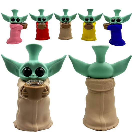 6.25" Alien Baby Water Pipe - Assorted Colors [WP-S-180D]