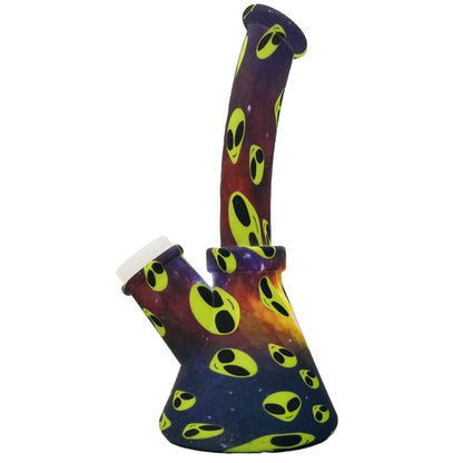 6.5" Silicone Beaker Water Pipe - New Prints! [WP-S-45B]