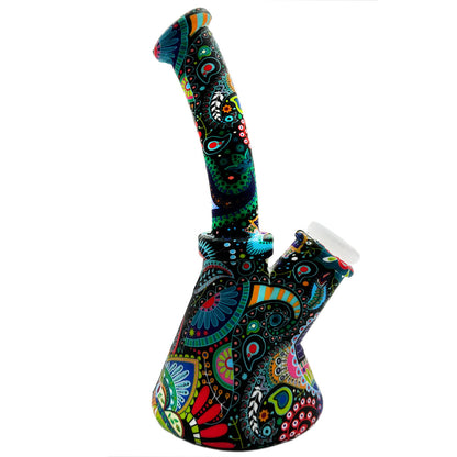 6.5" Silicone Beaker Water Pipe - New Prints! [WP-S-45B]