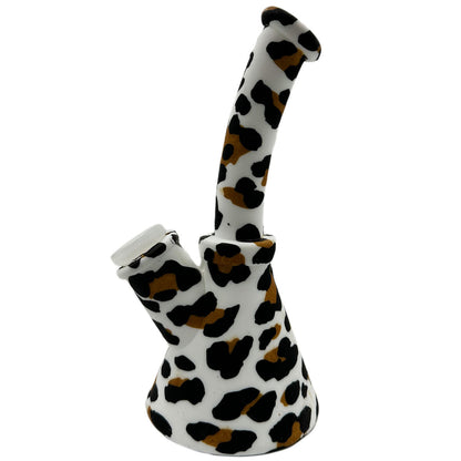 6.5" Silicone Beaker Water Pipe - New Prints! [WP-S-45B]
