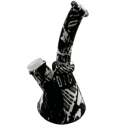 6.5" Silicone Beaker Water Pipe - New Prints! [WP-S-45B]