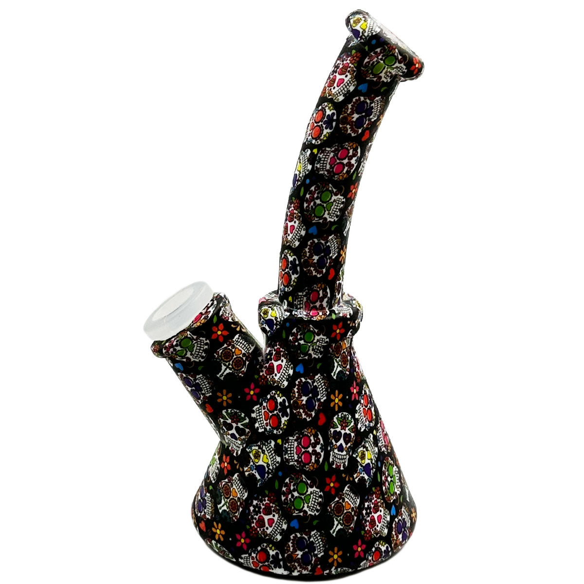 6.5" Silicone Beaker Water Pipe - New Prints! [WP-S-45B]