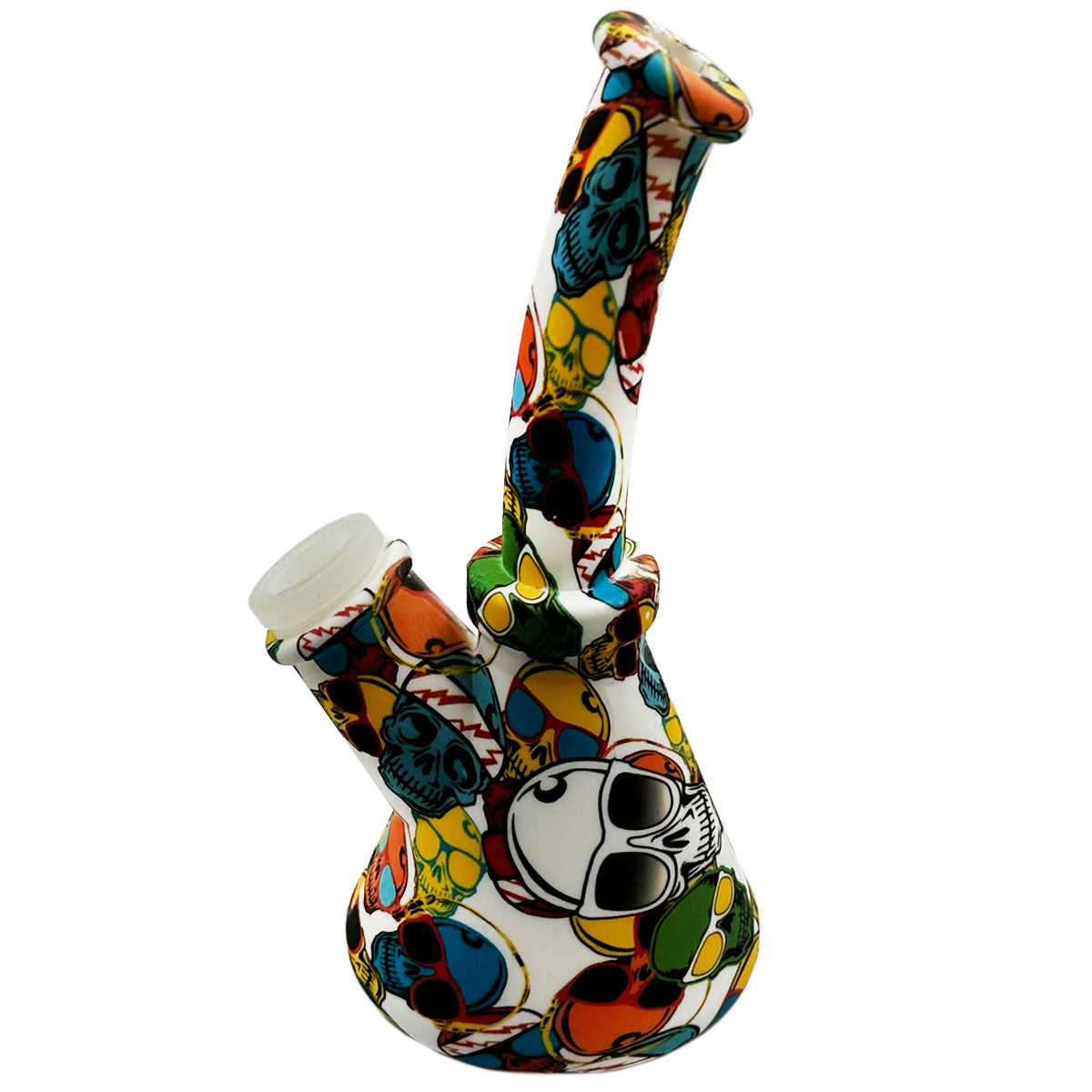 6.5" Silicone Beaker Water Pipe - New Prints! [WP-S-45B]
