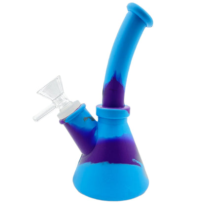6.5" Silicone Beaker Water Pipe - New Colors! [WP-S-45A]