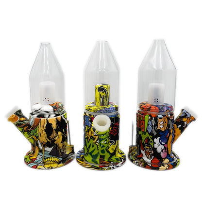8" Hybrid Banger Hanger - Assorted Prints [WP-H-75]