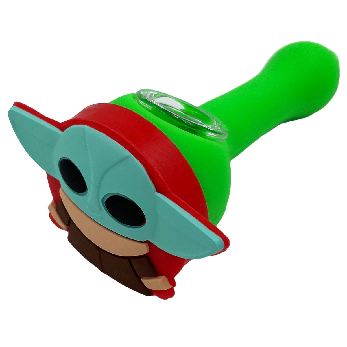 4.5" Alien Baby Hand Pipe w/ Glass Bowl - Assorted Colors [HP-S-180C]
