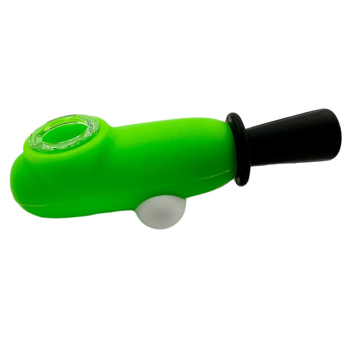 4" Silicone Mr. Crazy Guys Cartoon Pipe w/ Glass Bowl - Assorted Colors [HP-S-132]