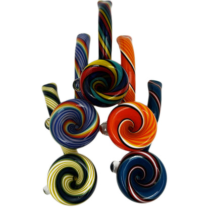 4.75" Glass Sherlock Hand Pipe - Now In 10 Colors! [HP-G-194]