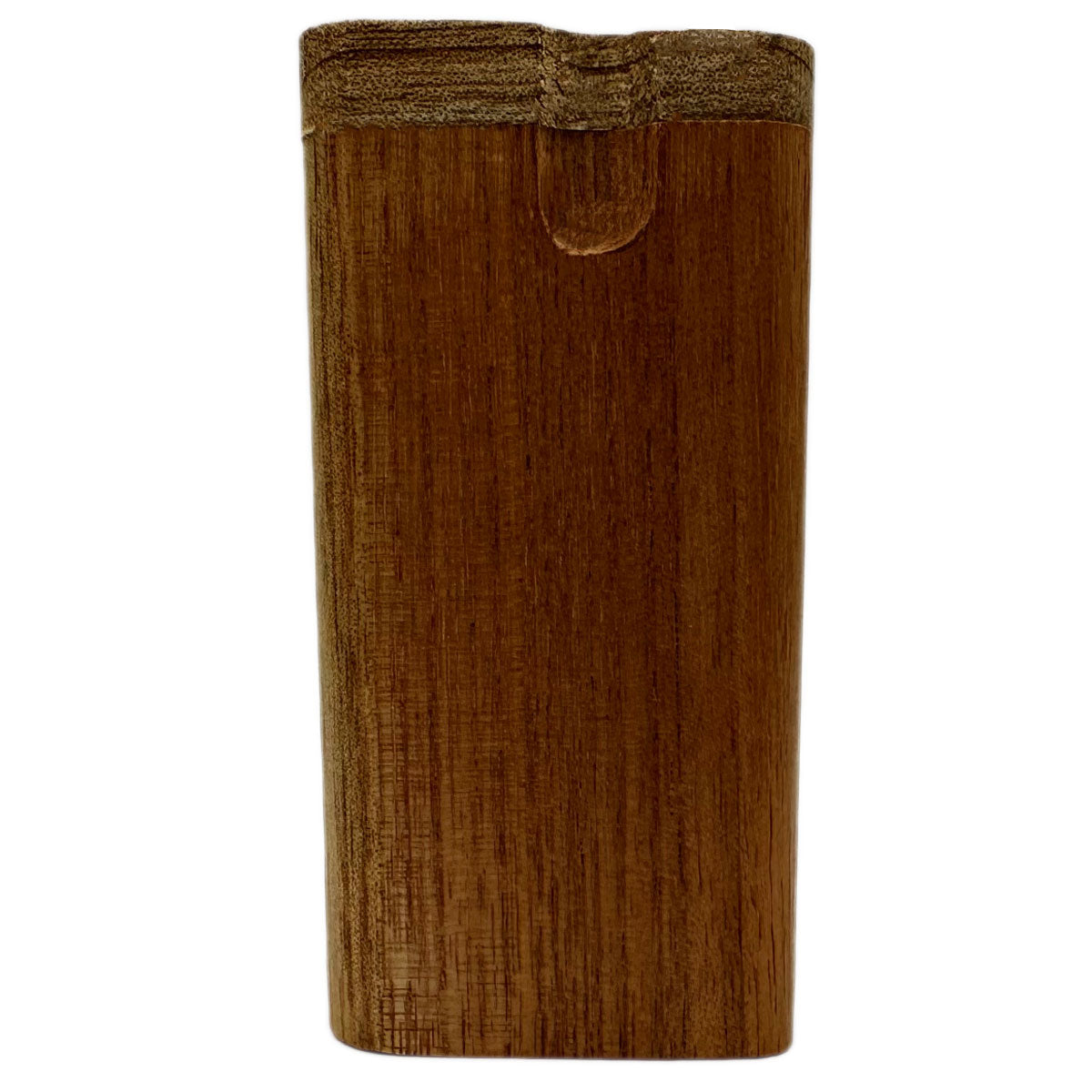 4" Dark Wood Dugout w/ Swivel Lid [TT-201]