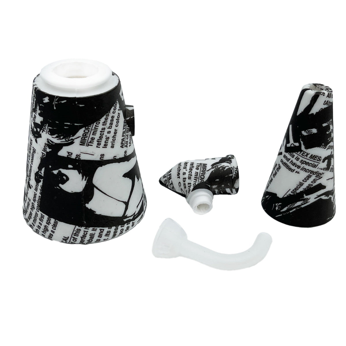 6" Cone Shaped Banger Hanger - Assorted Prints [WP-S-140]