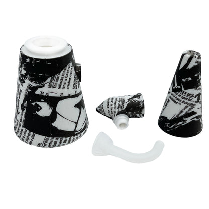 6" Cone Shaped Banger Hanger - Assorted Prints [WP-S-140]