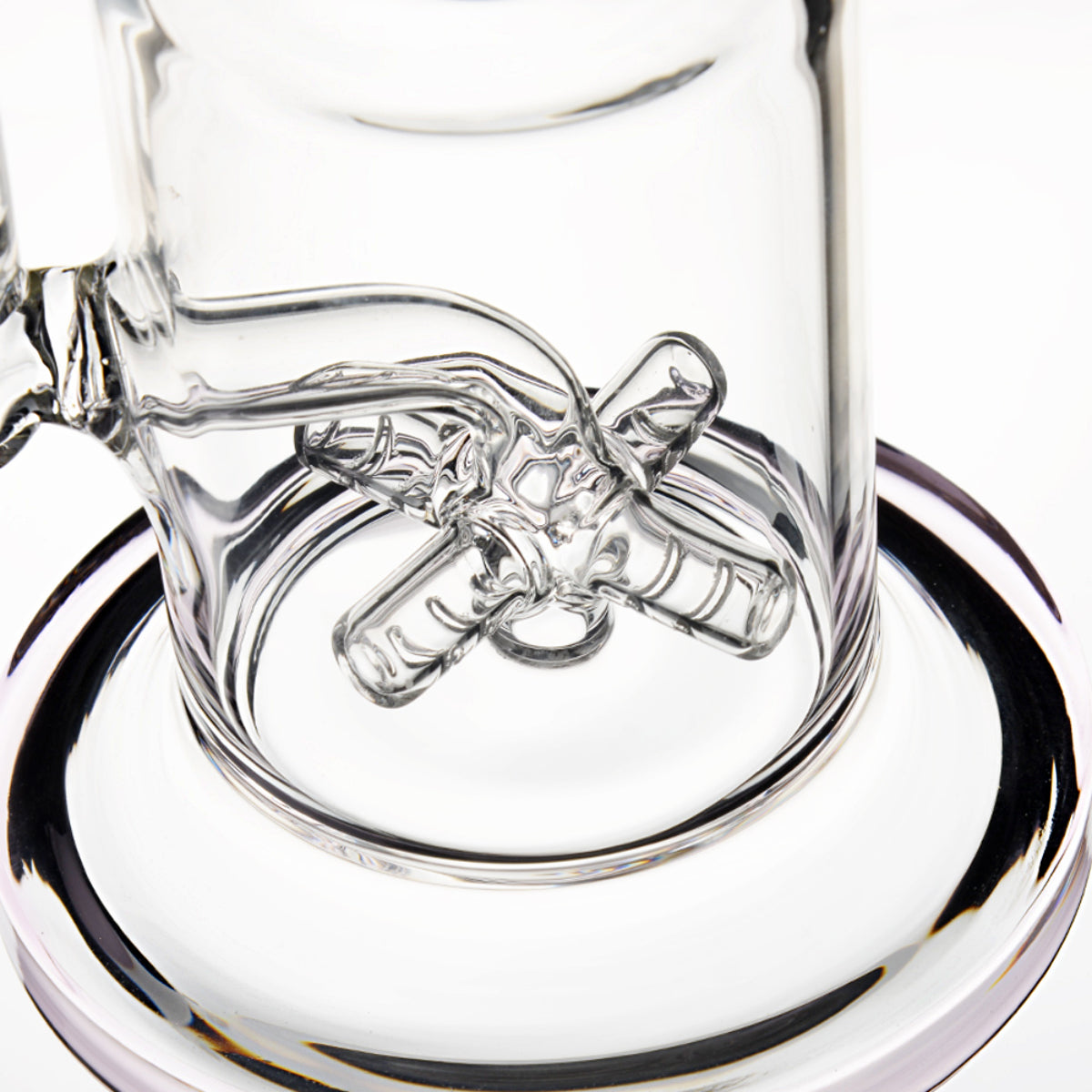 8.5" Glass Banger Hanger With X Perc - Assorted Colors [WP-G-281]